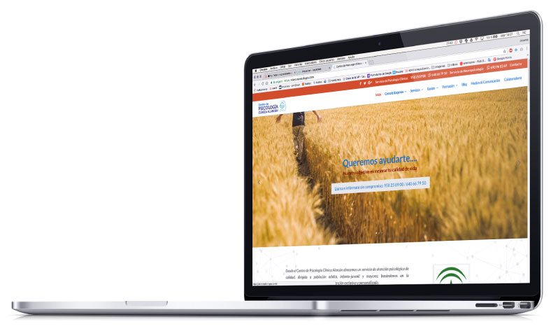 Página web Centro Psicológico Alarcón, uno de los proyectos destacados de App&Web