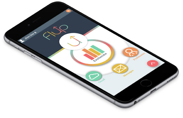 Flup es una app nativa android y ios para el sector educativo