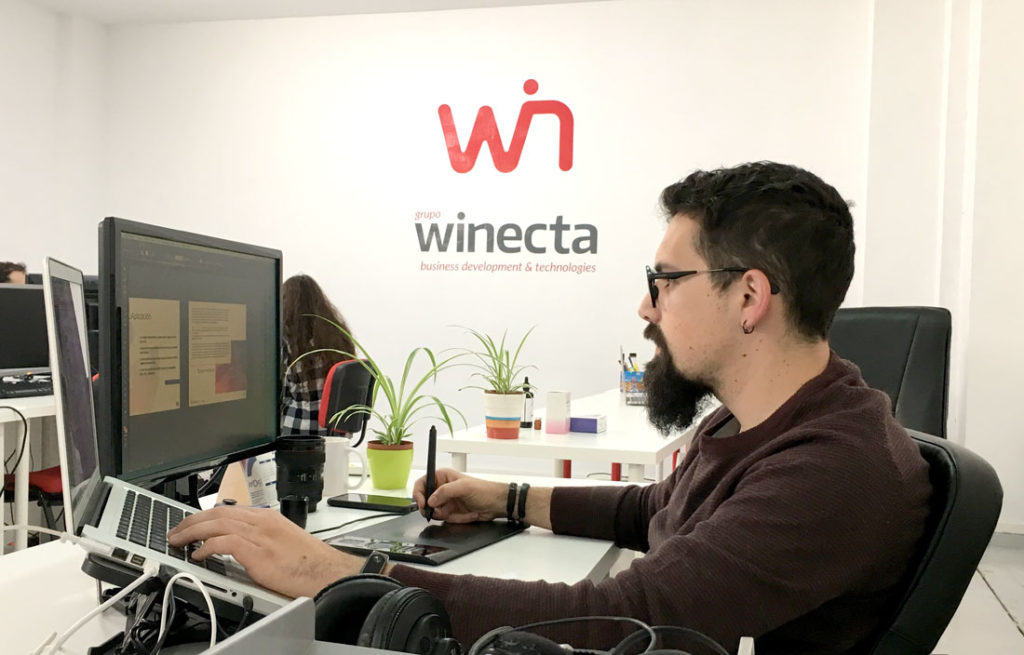 José Manuel, diseñador gráfico de App&Web y Grupo Winecta