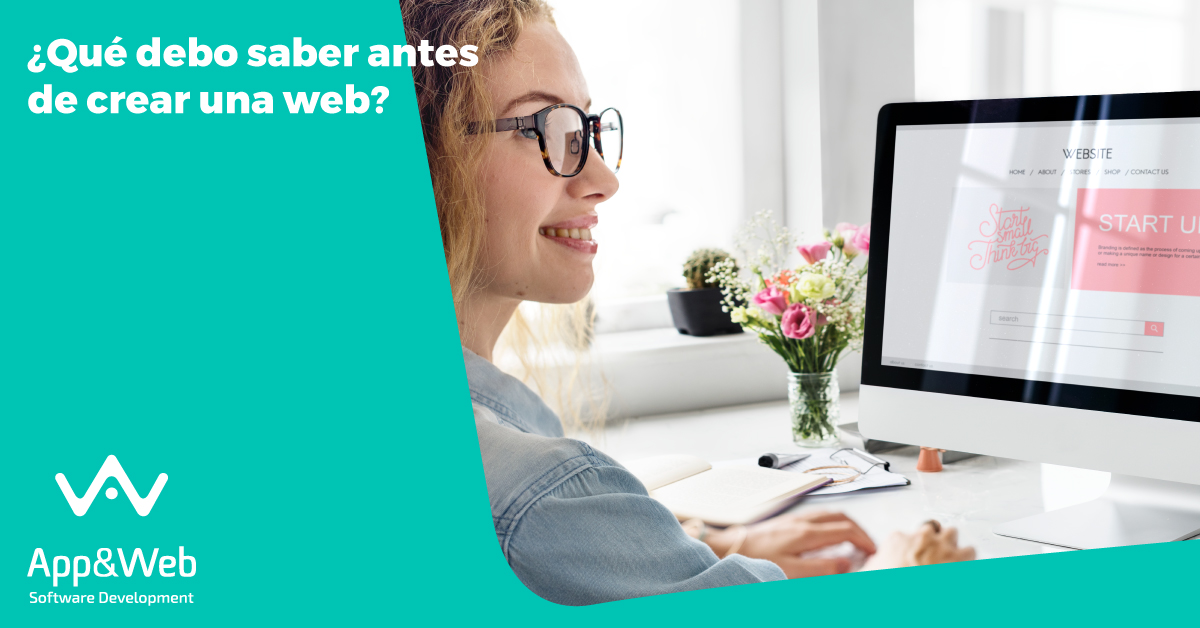 ¿Qué debo saber antes de crear una web?