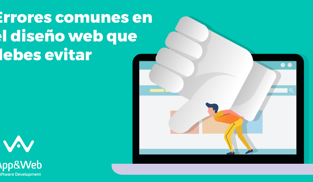 Errores comunes en el diseño web que debes evitar