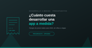 cuánto cuesta desarrollar una app a medida