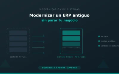 Modernizar un ERP antiguo sin parar el negocio